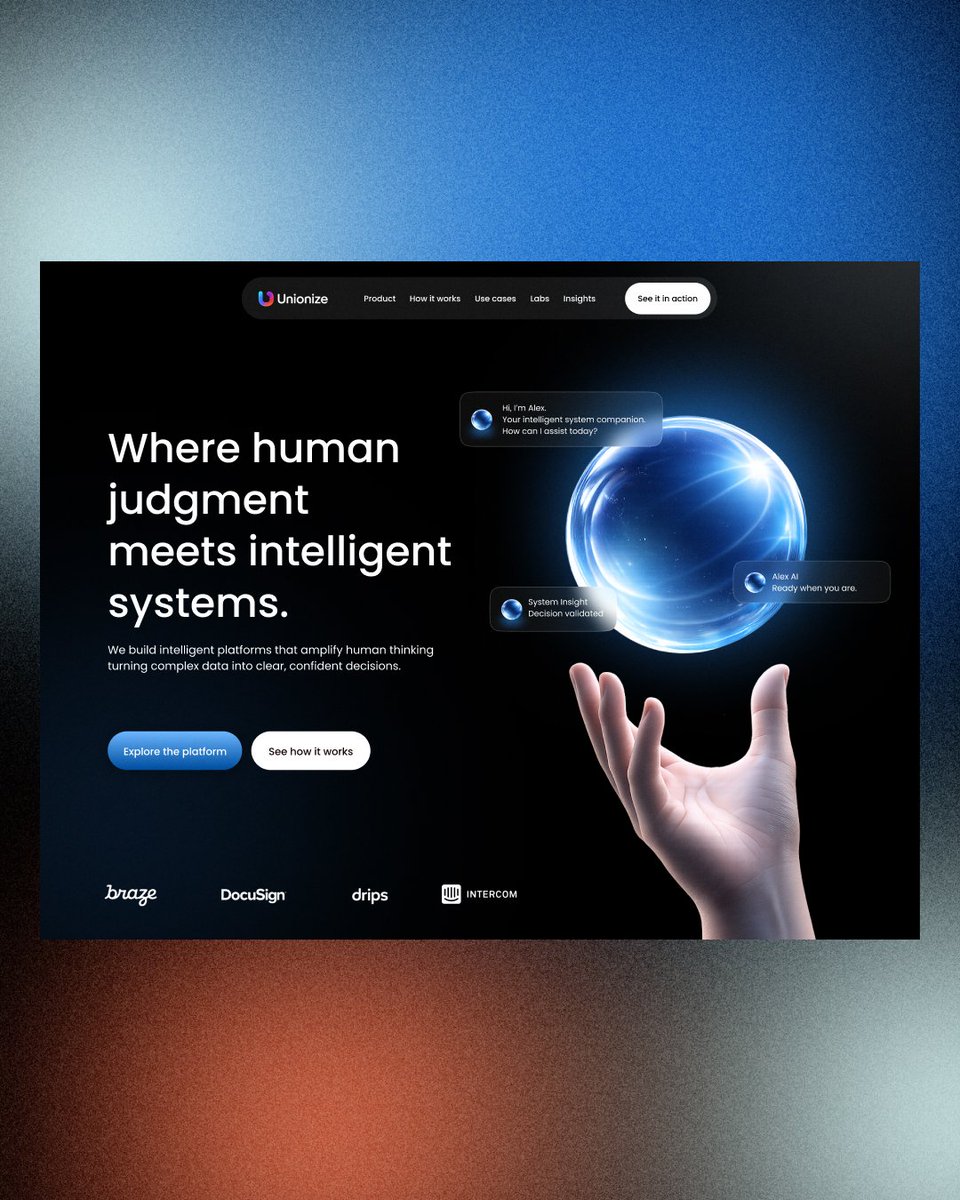 axaydevikar's tweet image. AI SaaS Landing Page 🚀

Where human judgment meets intelligent systems.
Designed for clarity, trust, and seamless interaction.
Open for collaborations 🚀

📩 axaydevikar@gmail.com
📱 +91 9723627535

#UIUX #Design