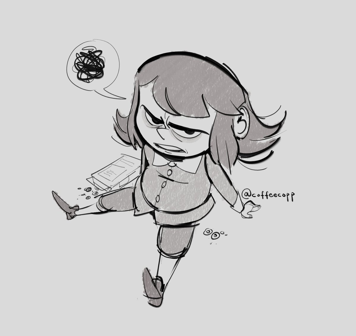 random don doodle #hauntedhotel #abaddon