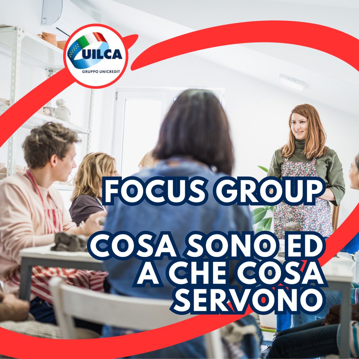 uilca_unicredit's tweet photo. FOCUS GROUP
COSA SONO ED A CHE COSA SERVONO

Lo stress lavoro-correlato è un rischio professionale riconosciuto a livello europeo e nazionale.

Per scoprire cosa sono i Focus Group ed a che cosa servono, ti invitiamo a consultare la nostra newsletter:
https://t.co/cozEAvuuLS https://t.co/lKcJ2JUYwU