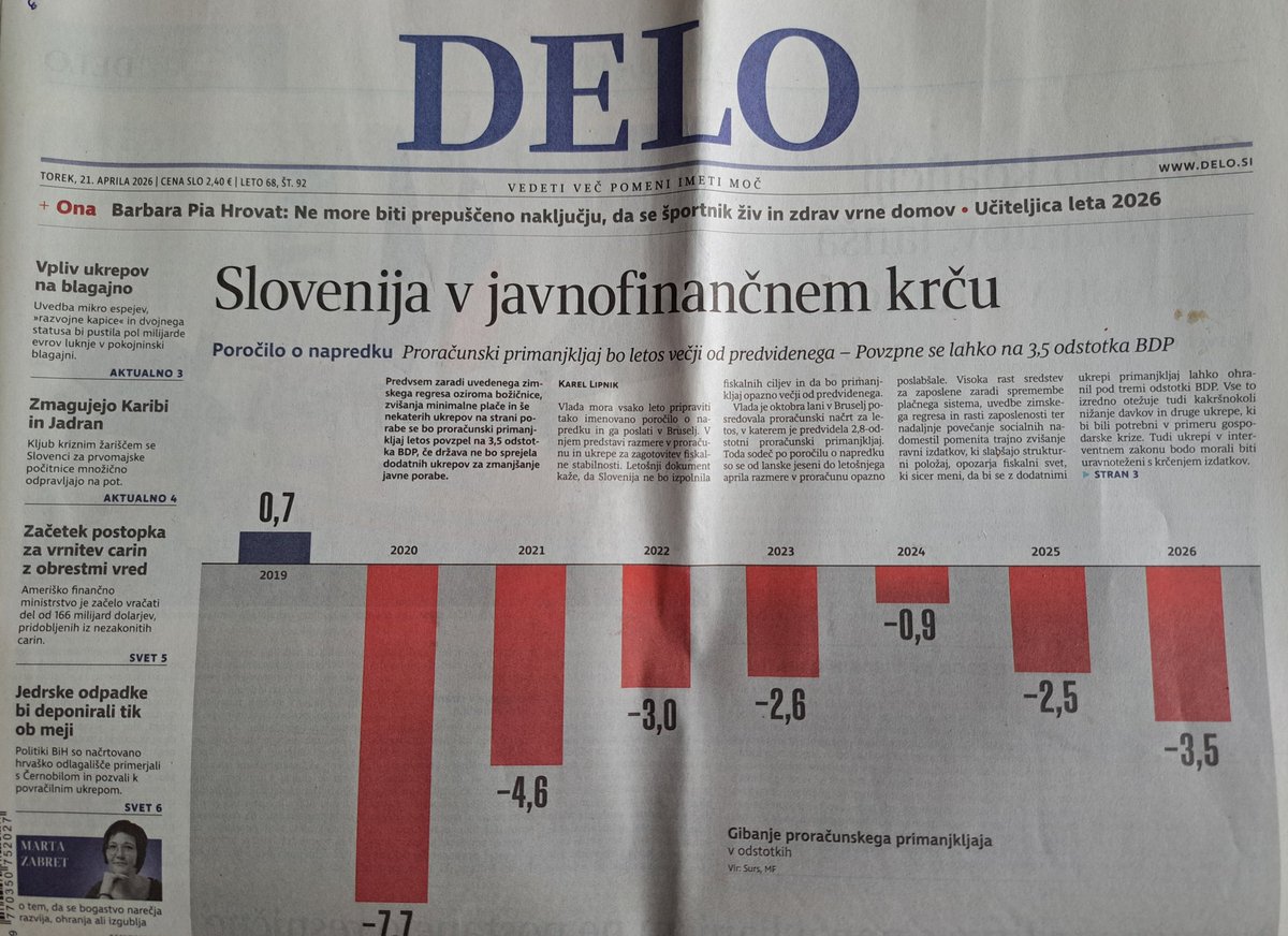 "O tem govori cel svet. Cel svet brez izjeme." (dr. Robert Golob)