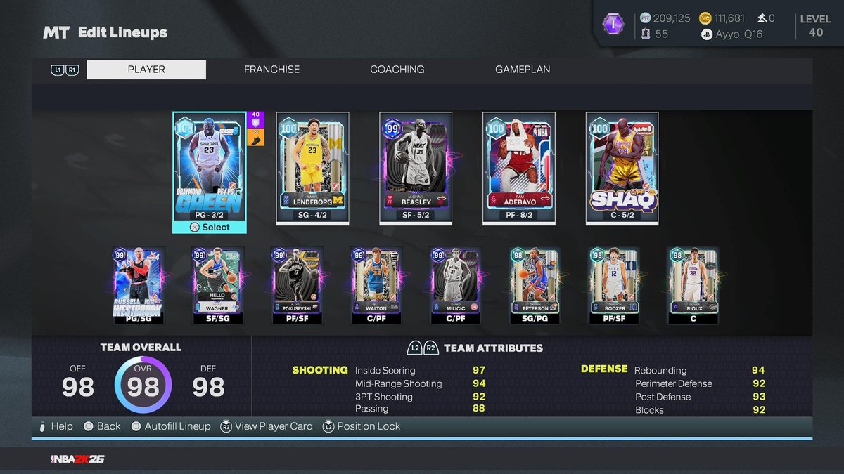 Ayyo_Q16's tweet image. #nba2k26