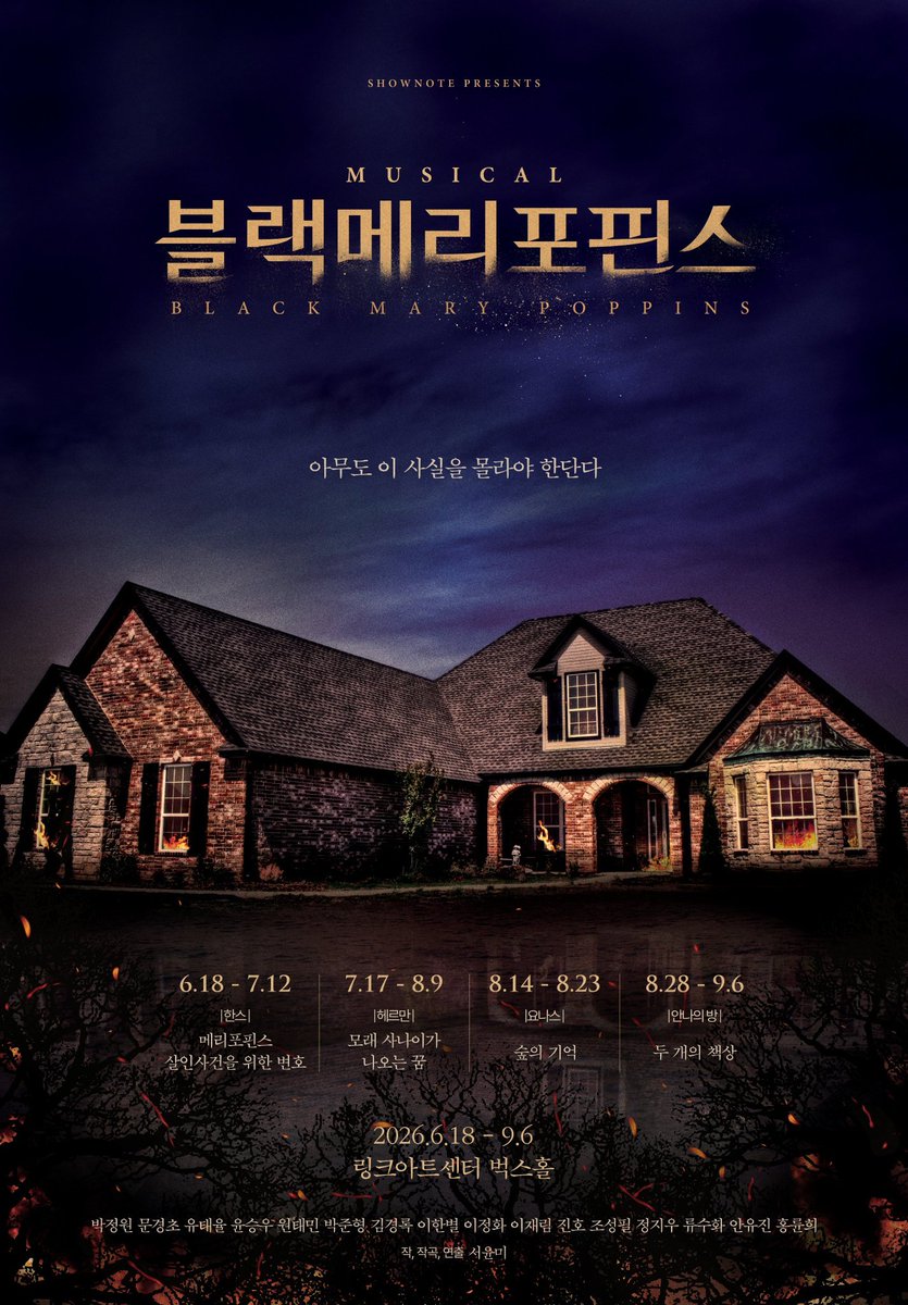 블메포는 총 4가지 버전이 있어요.
이야기를 이끄는 화자에 따라 시점도 다릅니다.
그래서 첫 넘버가 그 버전의 서술자가 불러 첫번째 넘버부터가 다르고, 형제들의 옷도 느낌이 달라요.
서술자가 기억하는 형제들의 느낌? 그런거라 버전마다 옷이나 소품의 차이가 조금 있어서 보는 재미가 있어요