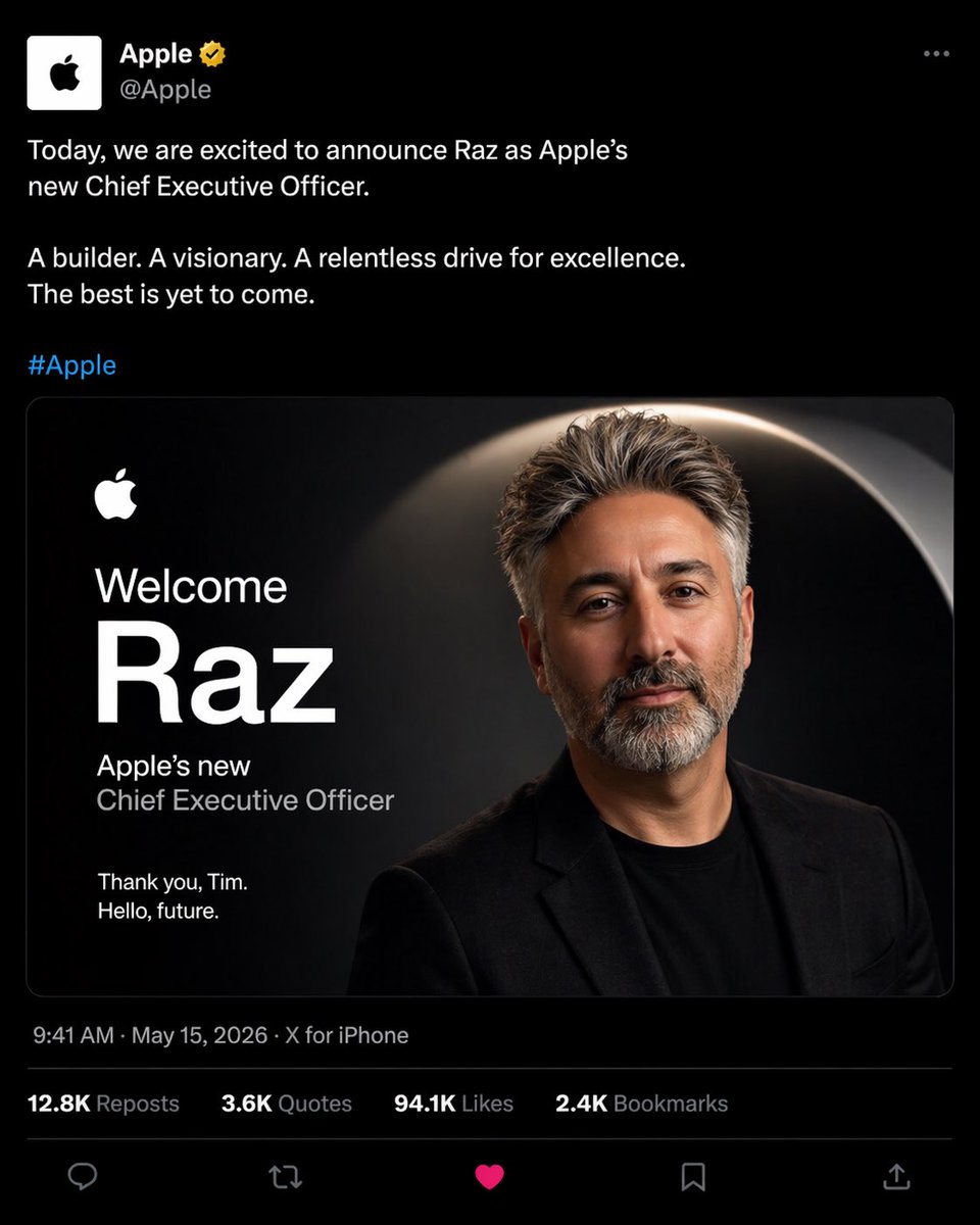 IMHO as new Apple CEO I think ChatGPT Images 2.0 is a great product