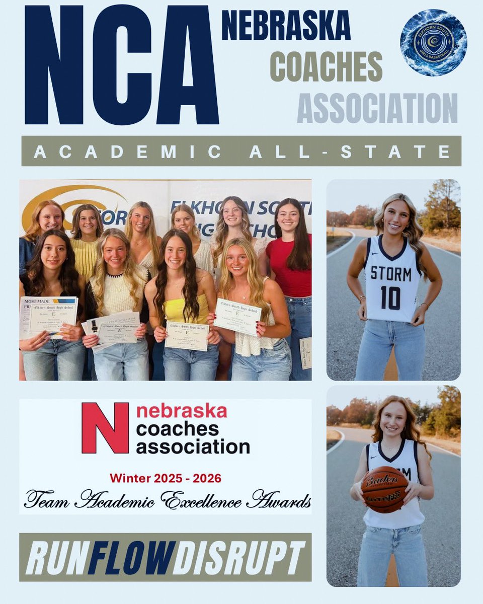 elksouthgbb's tweet image. Beyond PROUD of our program’s academic success this past season! 📚📝🧠

Focus, work ethic, &amp;amp; resilience in the classroom always pays off. 📈

A special congratulations to Emerson Wohlers &amp;amp; Rowan Swartz for earning Academic All-State! 🔥

#ROLLSTORM ✖️ #STUDENTathletes 📚