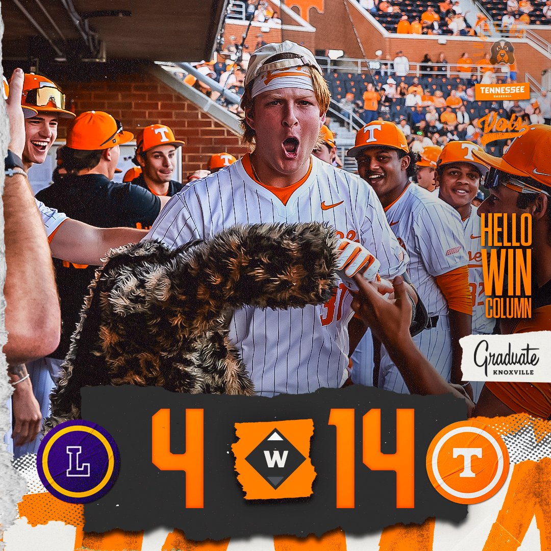Vol_Baseball's tweet photo. Double digit dub 🫡

#GBO 🍊 // #OTH https://t.co/jKqbpoMDn8