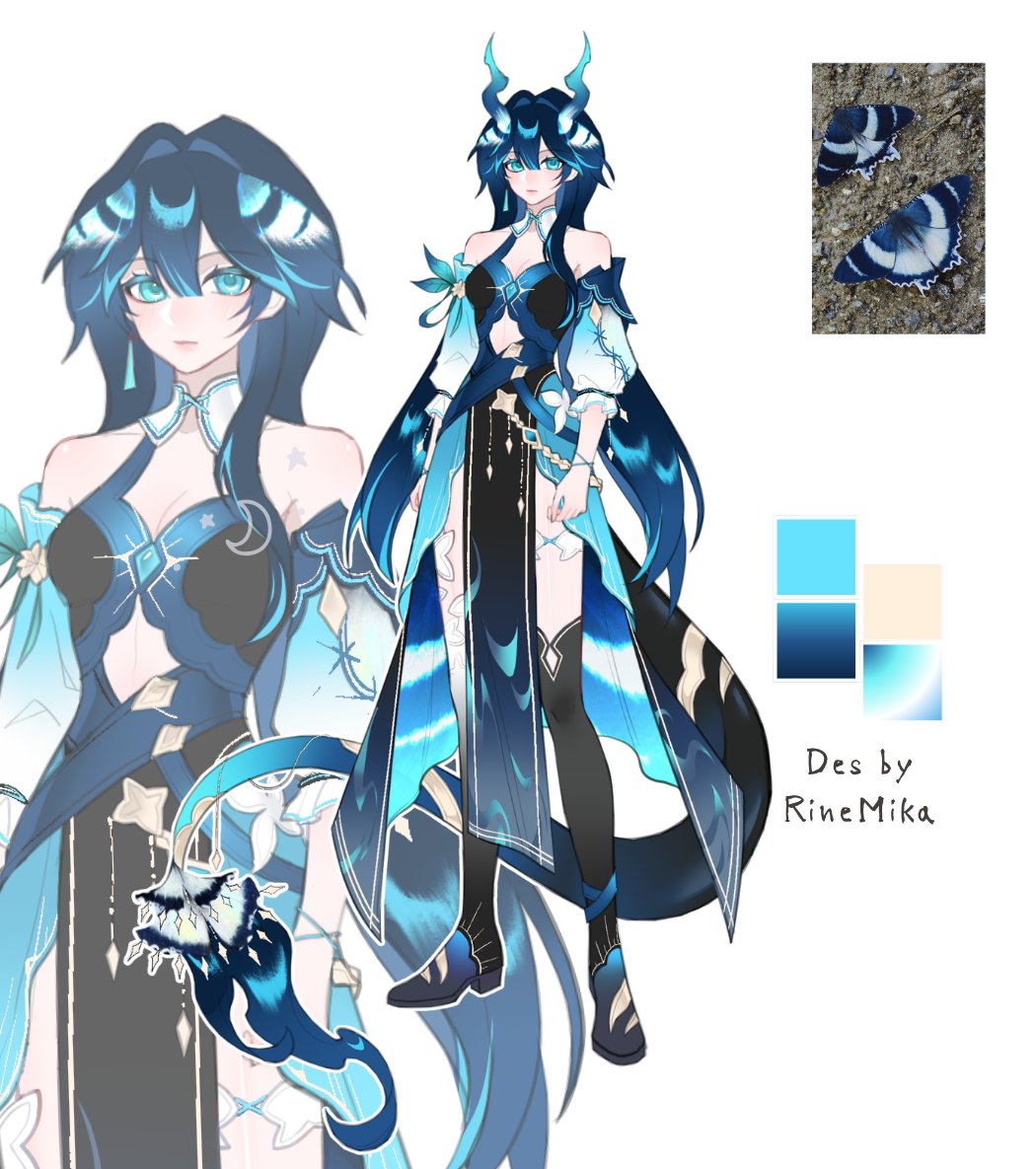 RineMika's tweet image. -Adoptable-  
Price: $250🌿      
Claim via dm!    
I really appreciate every RT and share! &amp;lt;3📷#characterdesign #vtu #adoptable