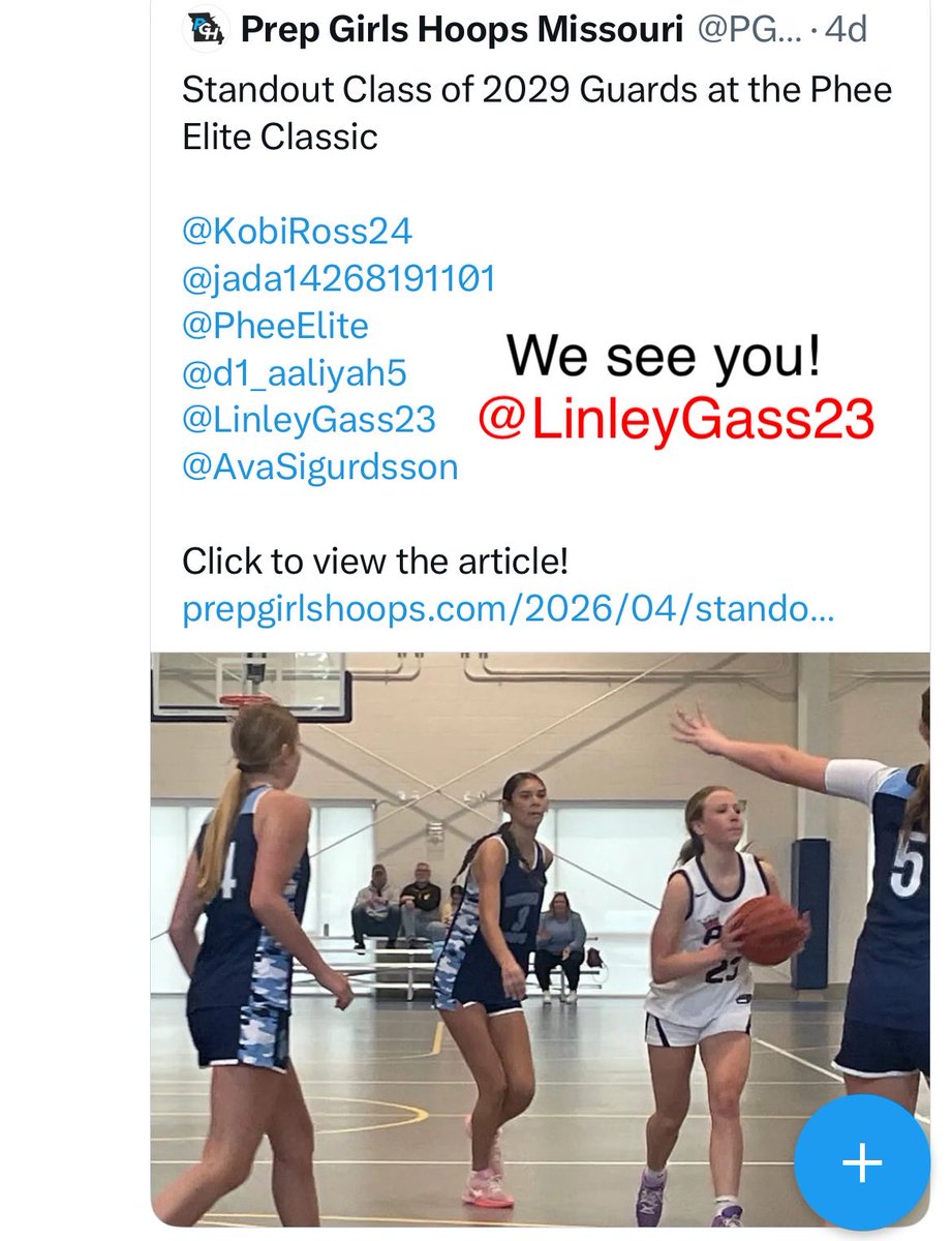 DerrickBlanke11's tweet photo. We see you Linley!  Keep being great! https://t.co/hxxoNnijmR