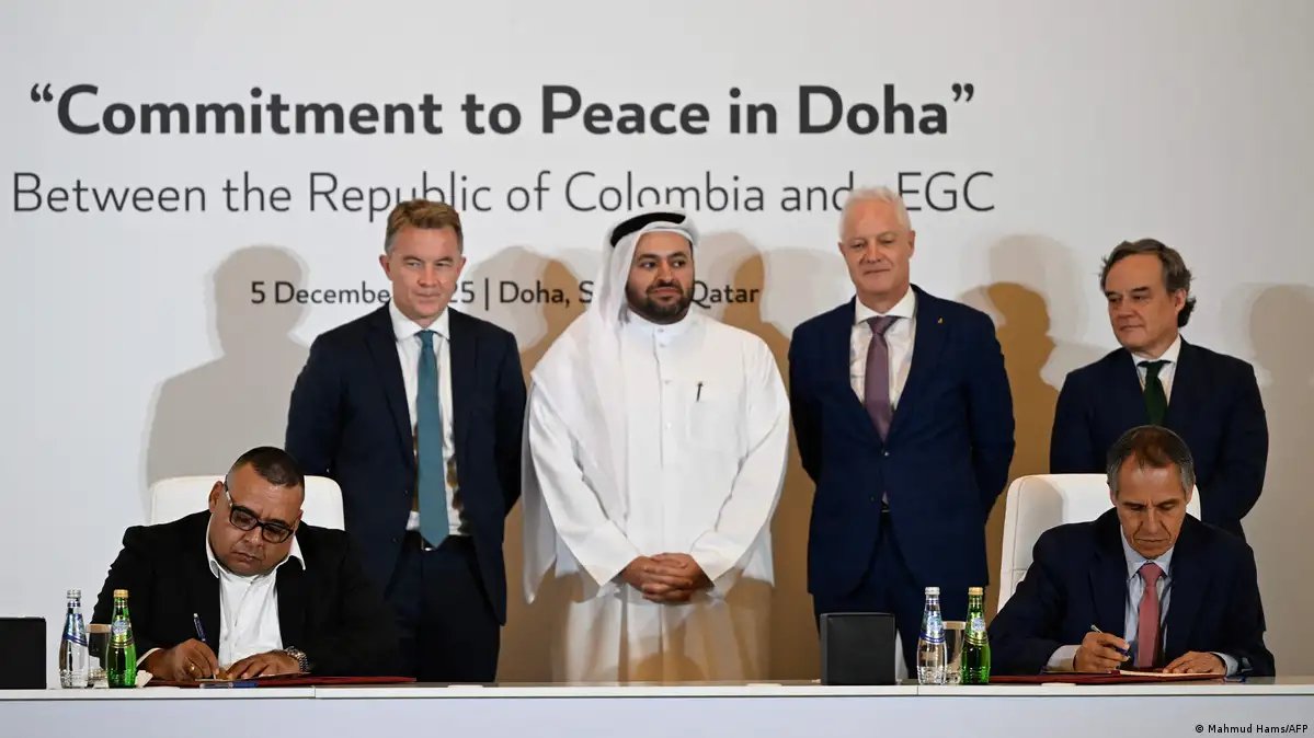 ReporteYa's tweet image. #21Abr #Colombia #Seguridad #ClanDelGolfo
El Clan del Golfo afirmó que es imposible firmar la paz con el gobierno de Gustavo Petro antes de agosto, aunque continuará negociaciones para su desarme con futuras autoridades. – @dw_espanol