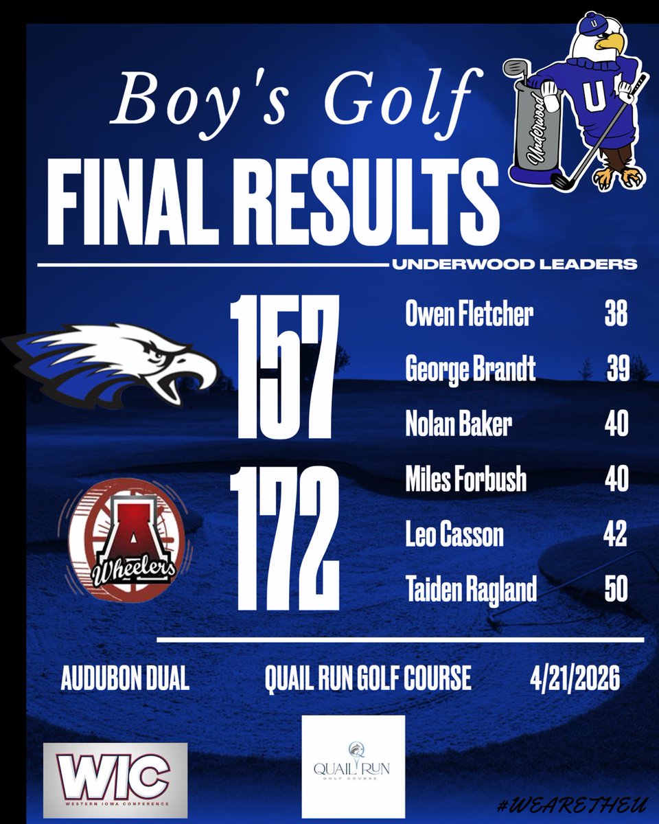 Underwood Boys Golf tweet media