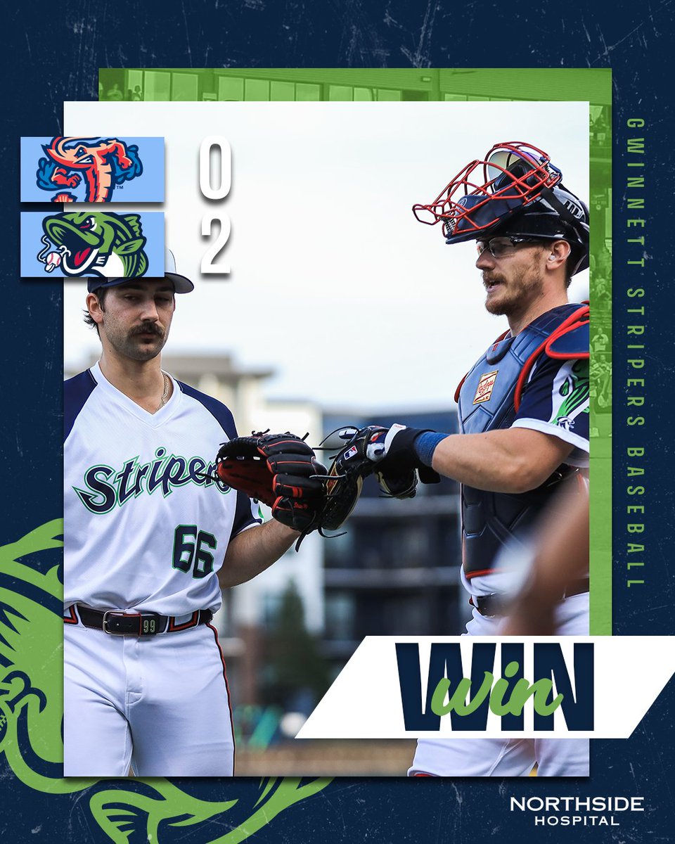 GoStripers's tweet photo. A win is a win is a win is a win is a win is a win.

Presented by @NorthsideHosp https://t.co/p7jQtm939b