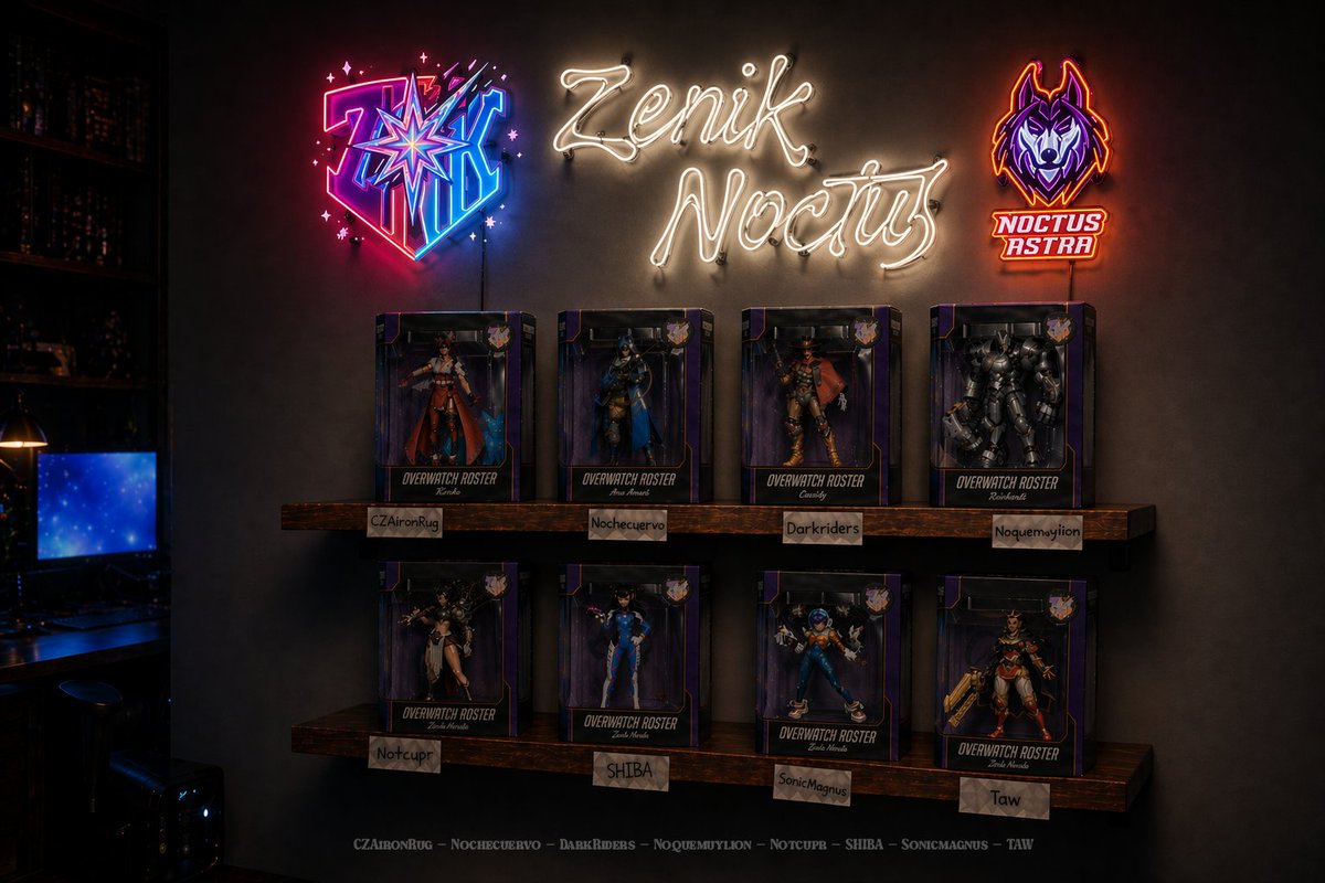 zenikesports's tweet photo. De Noctus Astra a Zenik Noctus en Overwatch. 🎮

Se lo ganaron.
La colección ganadora. 🖤
Ya son de la familia Zenik. 🤝

Nochecuervo (C) • SHIBA (Co-C)
Darkriders • Noquemuylion
SonicMagnus • Taw • CZAironRug • Notcupr

#ZenikNoctus #RiseZenik #Overwatch https://t.co/cRGbs00Rc9