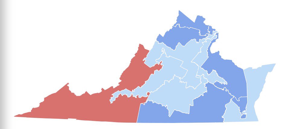 ThePoliticalHQ's tweet image. 🚨Virginia Redistricting Amendment🚨

🔴 No - 50.7% 

🔵 Yes - 49.3% ✅

75% of expected votes in