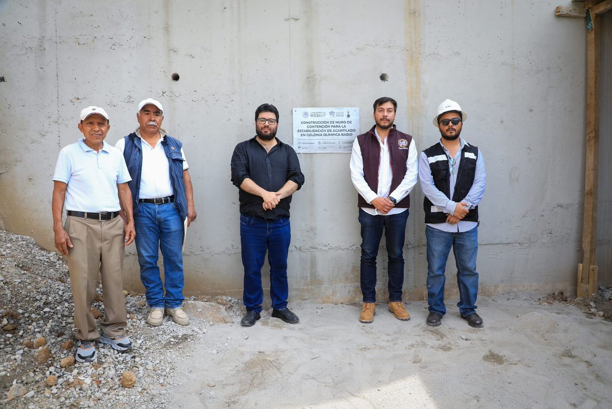 12Parrafo's tweet image. Avanzan muros de contención en Olímpica Radio 2ª Sección, Naucalpan; obra que protegerá a ~40,000 personas tras décadas de espera. Detalles: wix.to/wvot1k0 #Naucalpan #ObraPública #Seguridad