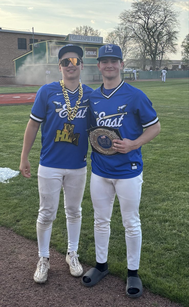 LWEastBaseball's tweet photo. F | LWE 4 JCA 2

🥇Rocco Triolo ‘27
🏆 Ryan Harris ‘28

#compete

@PrepBaseballIL @LWEastAthletics @hpisani91 @Millar_S @mikeclarkpreps @thesouc https://t.co/3F363YdsDp