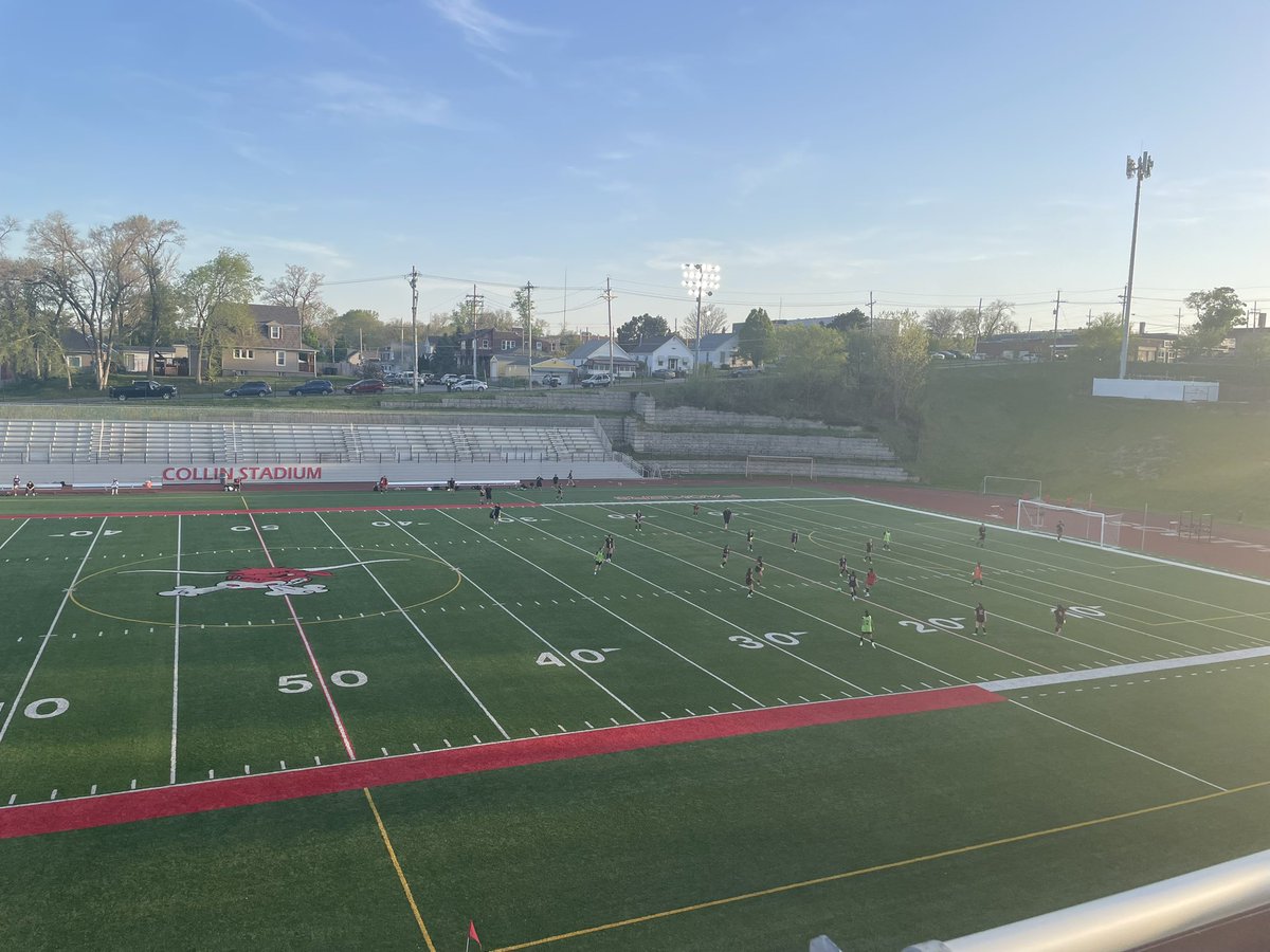 10 minutes to kickoff at Collin Stadium.
Tonight’s feature is a girl’s match between South and Central. Let’s Go Packers!!! #GoPack