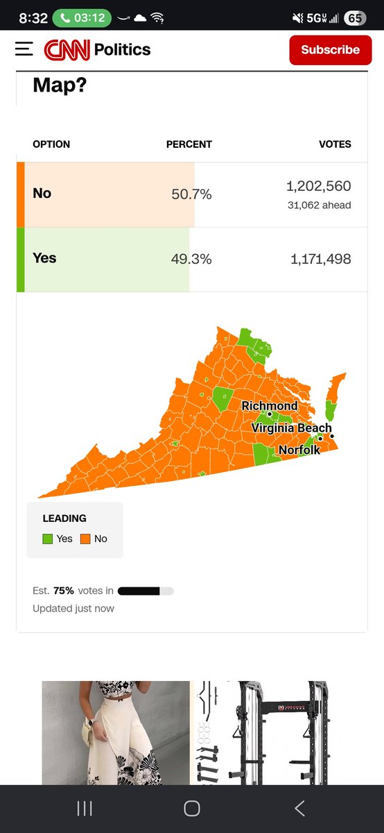 acam1215's tweet photo. How in the fudge is this representative?  Real Virginia is all orange. https://t.co/vaDcNRtDwD
