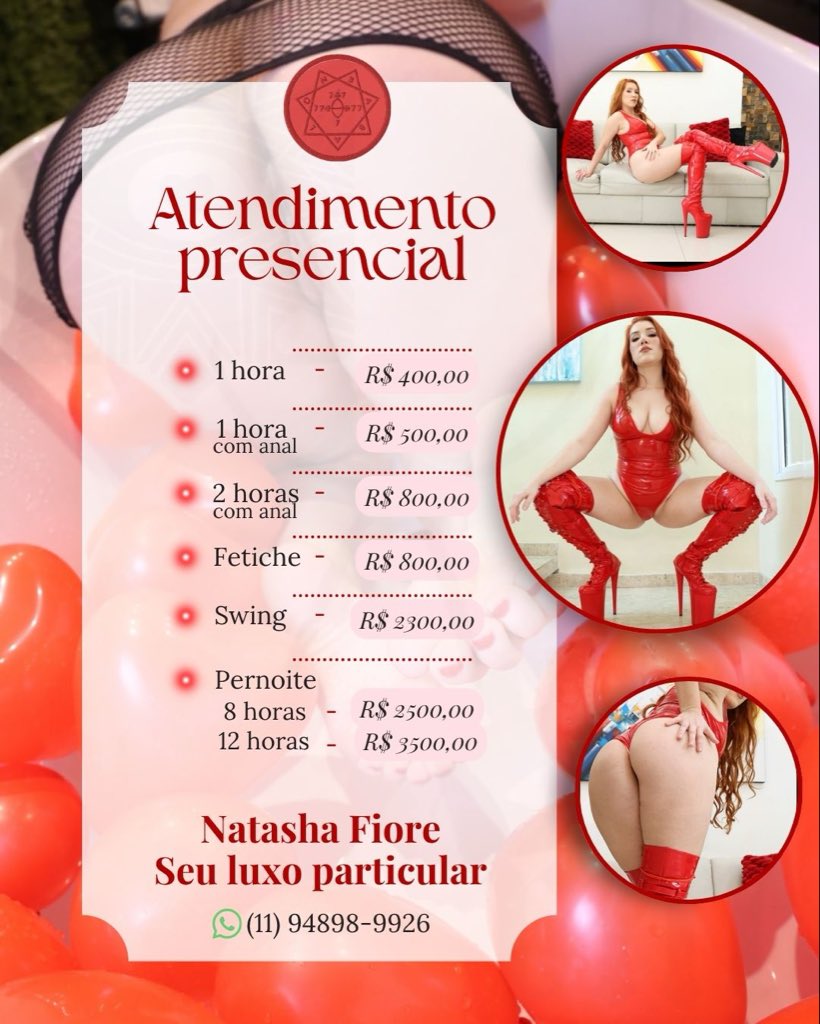 Natashafioreofc's tweet photo. Pra agendar um horário comigo, é só clicar no link do WhatsApp abaixo 
.
.

https://t.co/c1FPMDiioa https://t.co/wvjxDbXALA