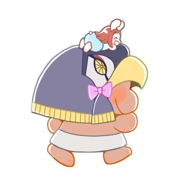 ノベルティで、ホピちゃんとむくおじのおでかけステッカーも作りました🎶