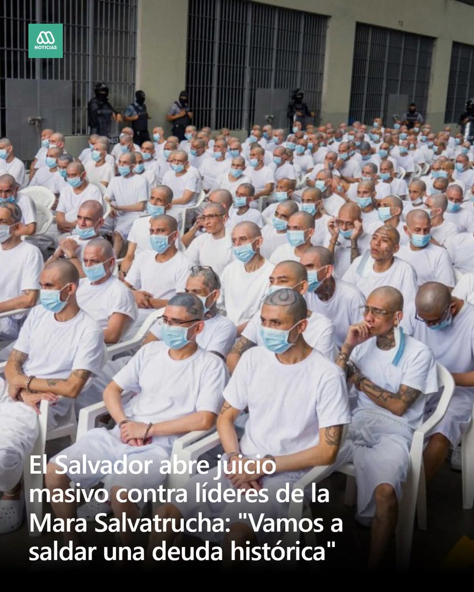 sinfiltrosES's tweet image. 🔴 La justicia de El Salvador inició este lunes un juicio contra unos 486 acusados de pertenecer a la Mara Salvatrucha (MS-13). #última hora