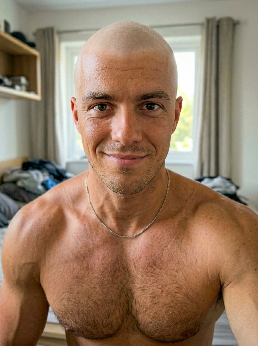 Buzzitallofff's tweet image. Decided it was time for a change - Good idea or should I have kept the hair? Let me know in the comments...
​#ShavedHead #BaldByChoice #HairTransformation #BaldAndBold #NewEra