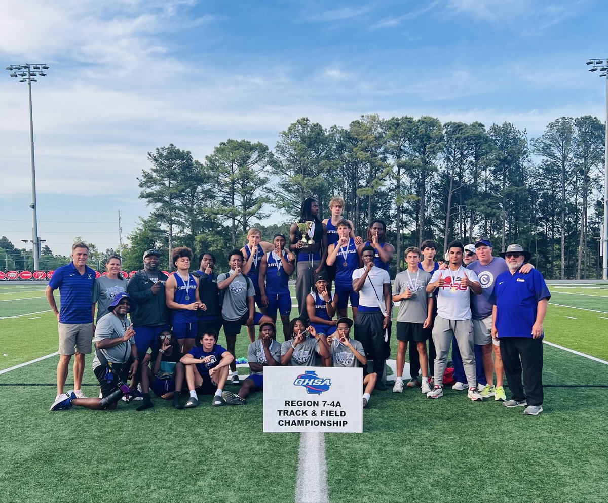 CoachTCanesTF's tweet photo. That’s a Wrap on the ‘26 Region 7-4A meet! Canes Men back-to-back @OfficialGHSA Region 7-4A T&amp;F CHAMPS! Lady Canes fight to the finish for 3rd! Next stop Sectional Meet 5/2. #canesgofast! @BartowSportsZon @WBHFSports @dailytribnews @CHSHurricaneFB https://t.co/ogTV3sr46C