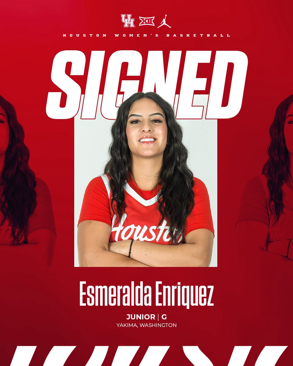 Welcome to H-Town, Esmeralda “Ezzy” Enriquez 🤩 

♦️NJCAA D1 Player of the Year
♦️NJCAA D1 National Champion
♦️NJCAA D1 National Championship Tournament MVP
♦️NJCAA D1 First Team All-American
♦️NJCAA D1 National Championship All-Tournament Team
♦️ACCAC All Region First Team