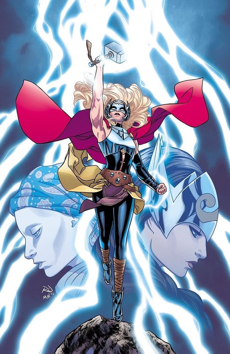 janefostercrave's tweet photo. TOMORROW! 🌩️ JANE FOSTER RETURNS AS 'THE MIGHTY THOR' IN SPIDER-MAN / SUPERMAN #1 (2026), WITH ILLUSTRATIONS BY RUSSELL DAUTERMAN + MATTHEW WILSON, AND WRITING BY JASON AARON!

(Cover Art: IMMORTAL THOR #18 (2023) -- artists: russell dauterman + matthew wilson) https://t.co/V8fhATZSTq