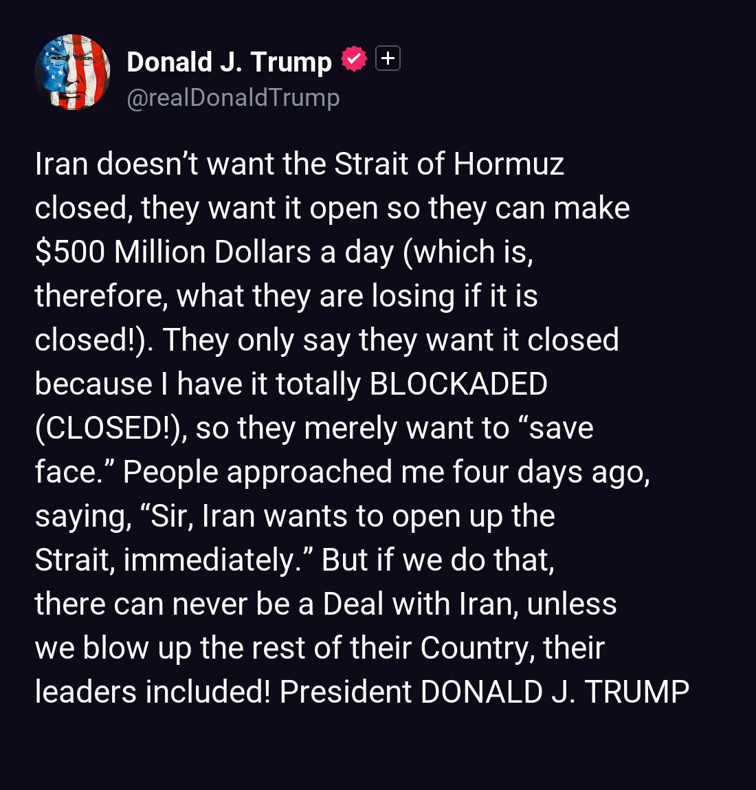 Trump Truth Social Posts On X tweet media