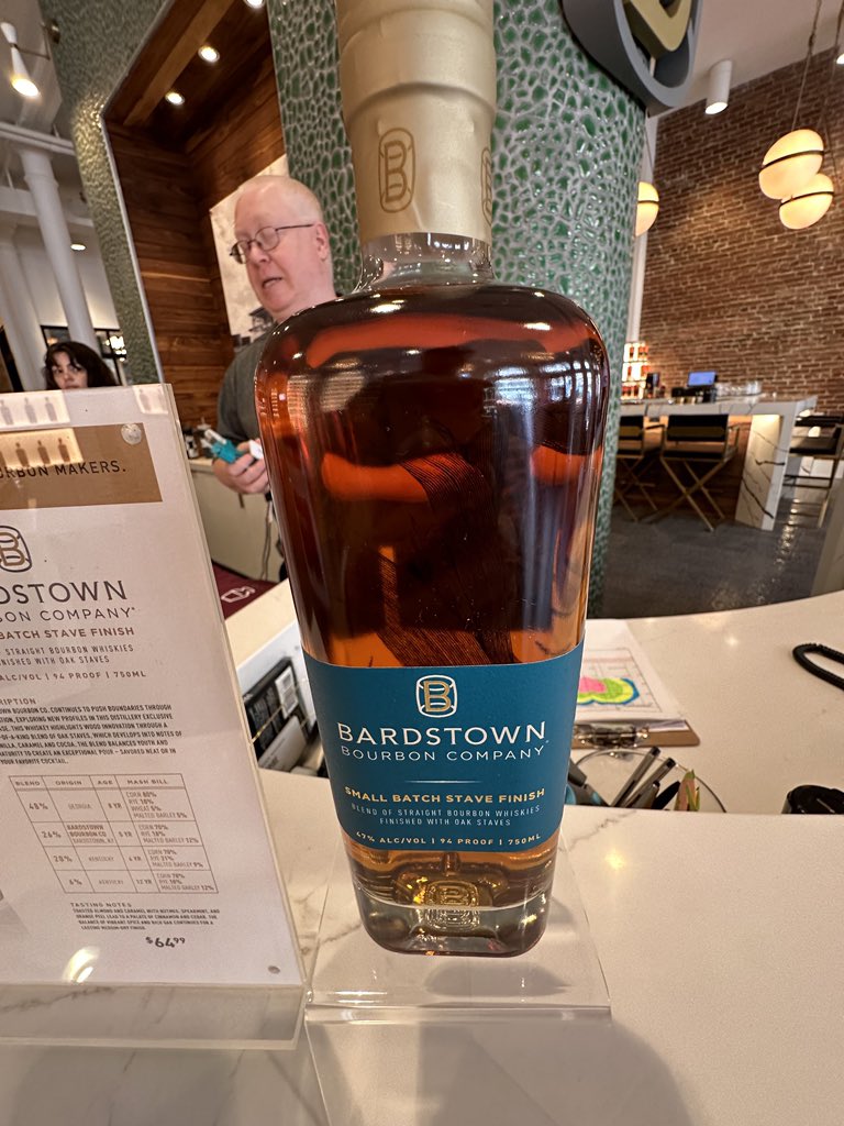 RareBourbonHub's tweet image. Distillery only pick @ Bardstown Bourbon Company downtown #bourbon