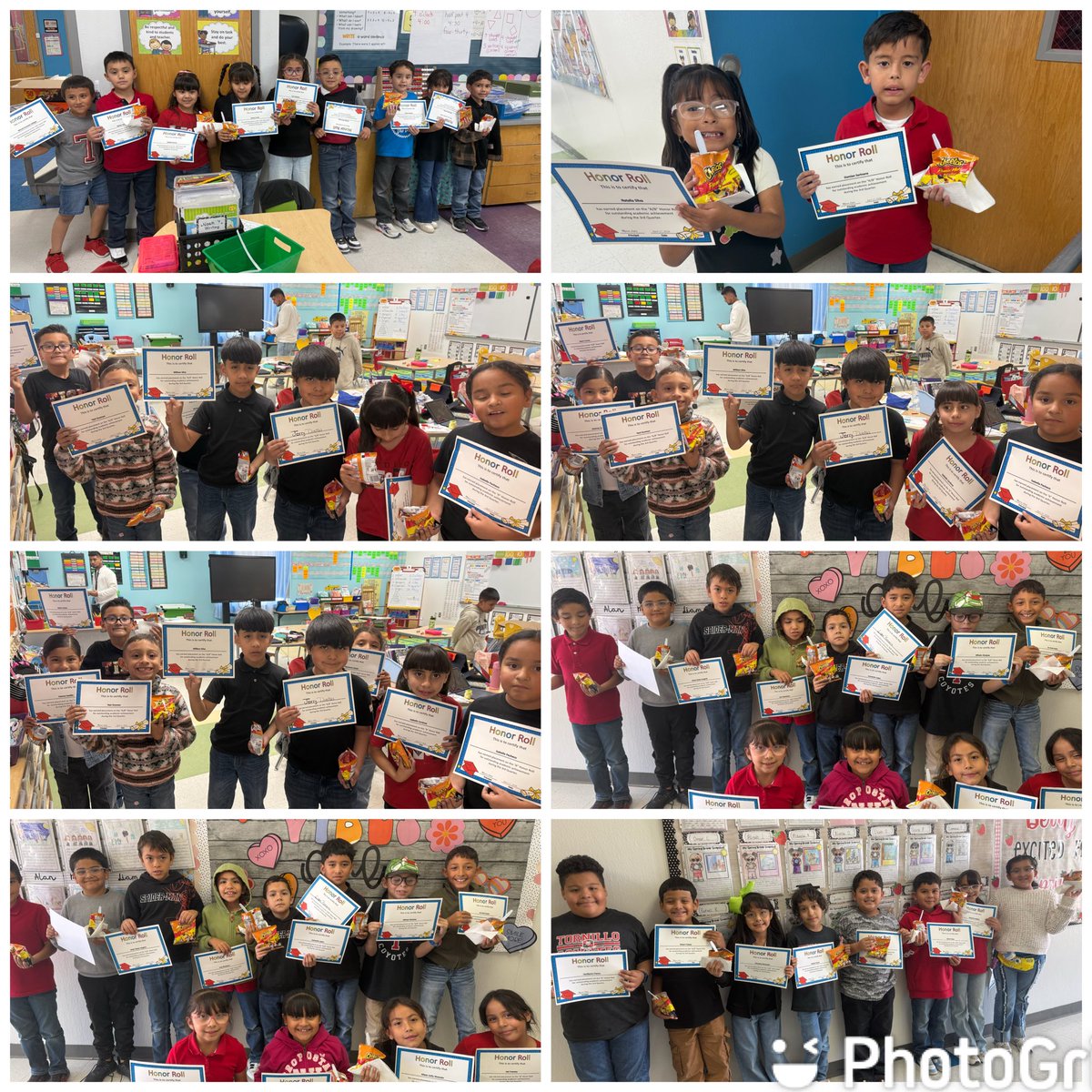 MrsHernandezm's tweet photo. We celebrated perfect attendance and A/AB Honor Roll, and our students were so happy and thankful! 🎉 https://t.co/fBOTriHRBO