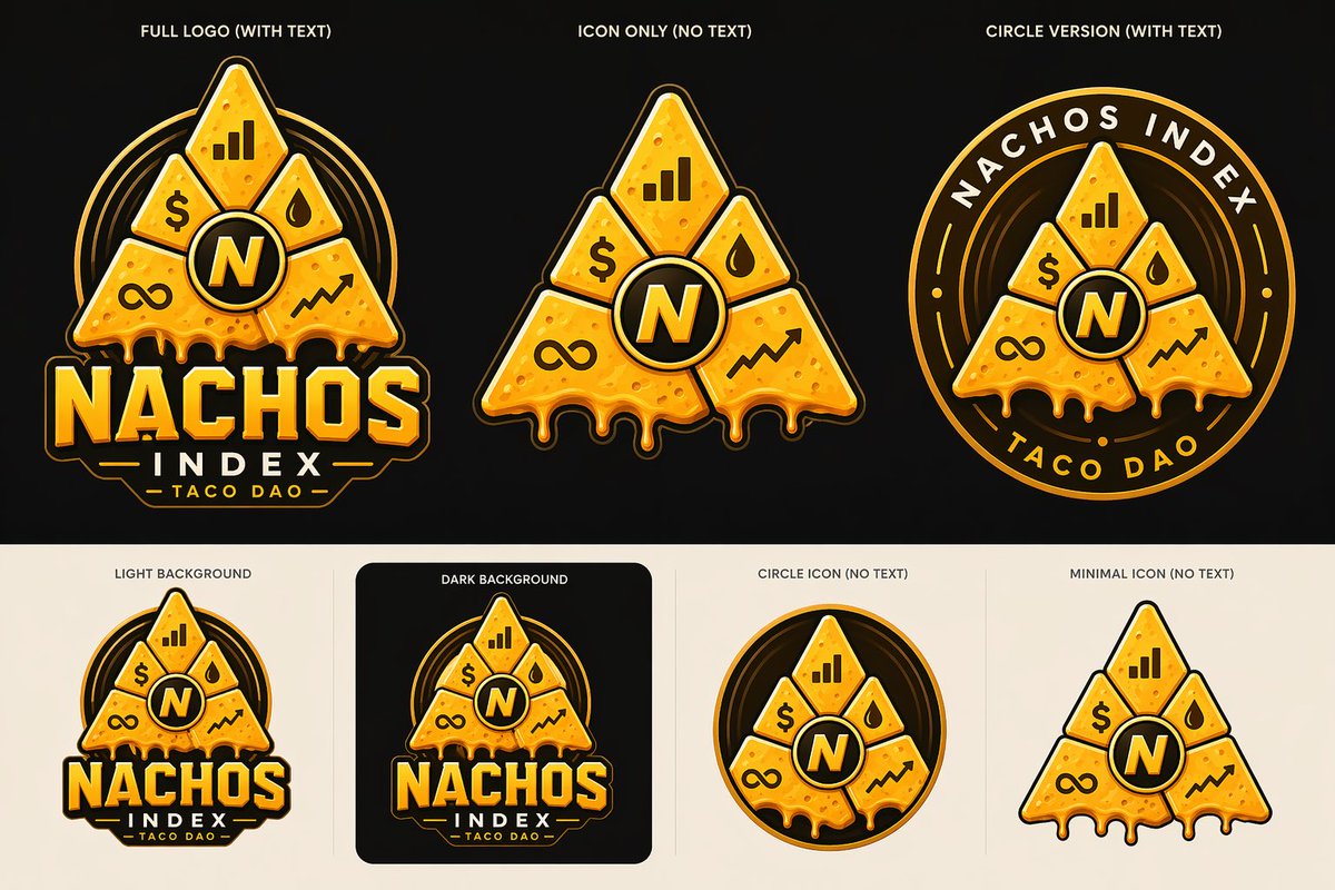 tnt_exploder's tweet photo. @tacodaoicp Nachos Index logo perfect for an Index Nacho extra cheesy with a side of data. https://t.co/1jBXZVBkC3
