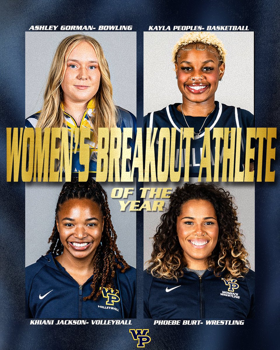 WPUAthletics's tweet photo. Are y’all ready for the Statesmen Award Show in six days? Meet the nominees for Female Breakout Athlete of the Year! https://t.co/BtccJ4FA9q
