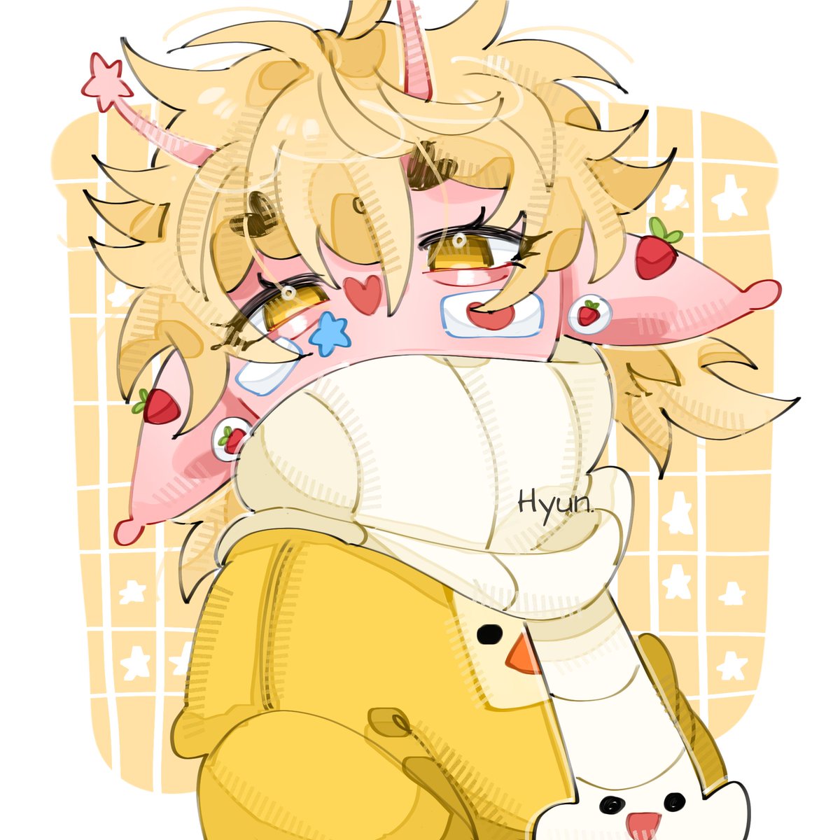 HyunCatjer's tweet photo. @bunnylatt My recent art! :D ehe https://t.co/y5XAXmpt2J