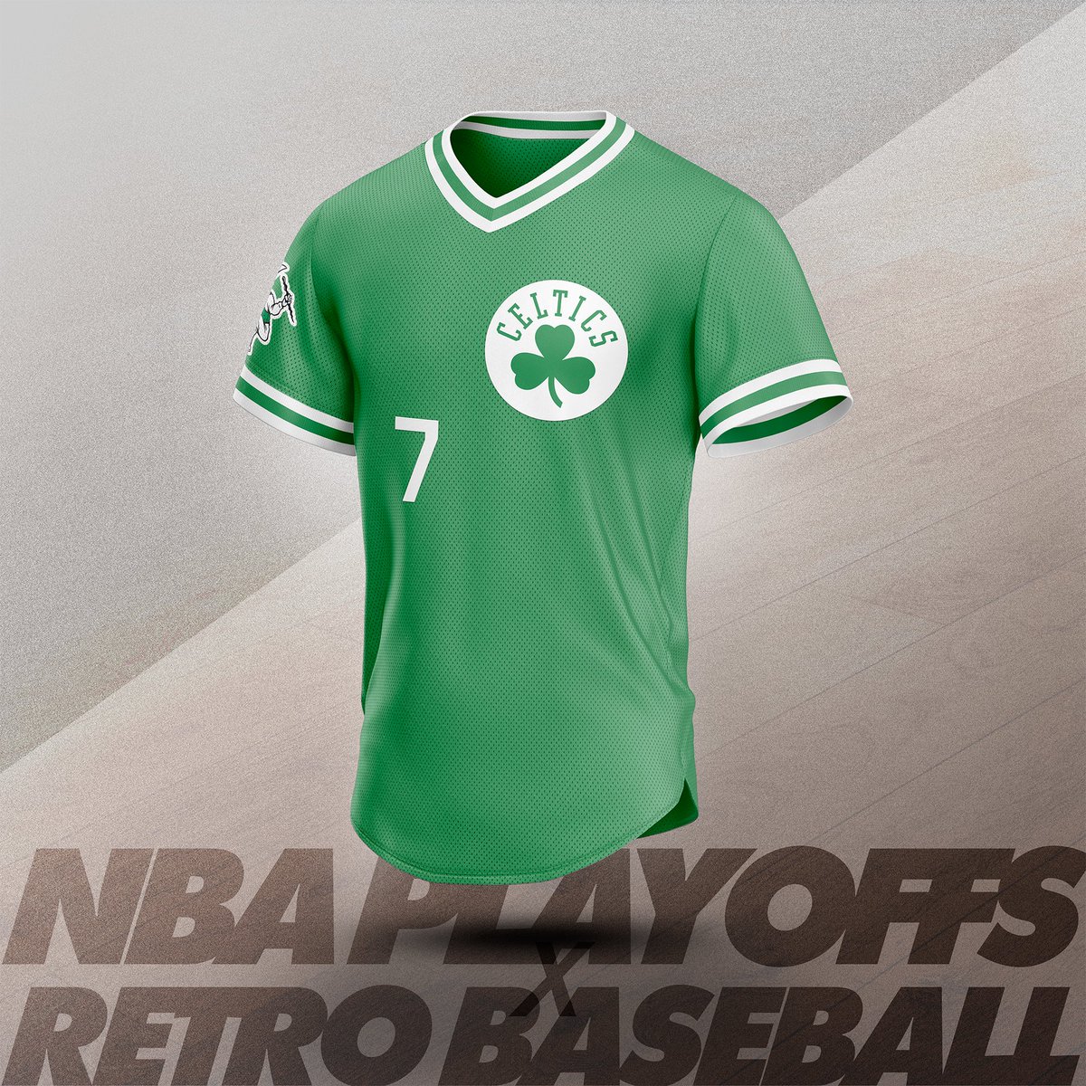kkern_design's tweet photo. Design concept series: NBA Eastern Conference Round 1 playoff matchups reimagined as retro baseball pullovers. https://t.co/pzhwPo4dZS