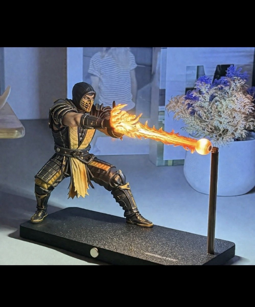 DonnyH76063's tweet image. Not sure who'll see this, but l've seen the viral magnetic Goku lamp and thought it'd be LEGIT with Scorpion or Raiden. Here's a quick concept to show the idea! Just fan inspiration, not for profit. Big fan of the games &amp;amp; movies. Stay Kool🔥❄️
@noobde @therealsaibot #mortalkombat