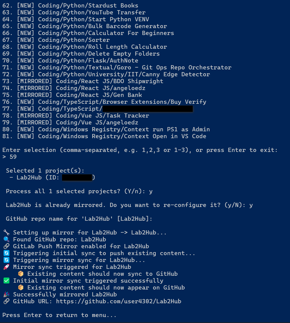 user4302's tweet image. GitHub is 'Social Media' for devs, but GitLab is my workspace. 🛠️

Problem: GitLab repos have 0 SEO. To fix discovery without pushing 40+ repos 1-by-1, I built Lab2Hub.

🛠️ GitLab: gitlab.com/user4302_Proje…
🔄 GitHub: github.com/user4302/Lab2H…
#buildinpublic #python #devops