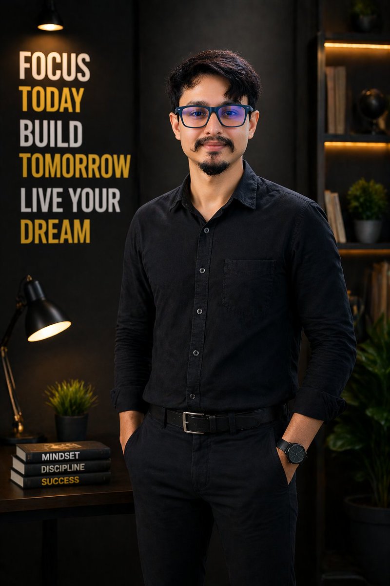 iamgauravbhaiya's tweet image. Focus today.
Build tomorrow.

Dreams work only when you do.

Stay consistent. Take action. 💯

— iamgauravbhaiya

#motivation #success #focus #discipline
#consistency #mindset #growth #goals
#hustle #selfimprovement #india #viral