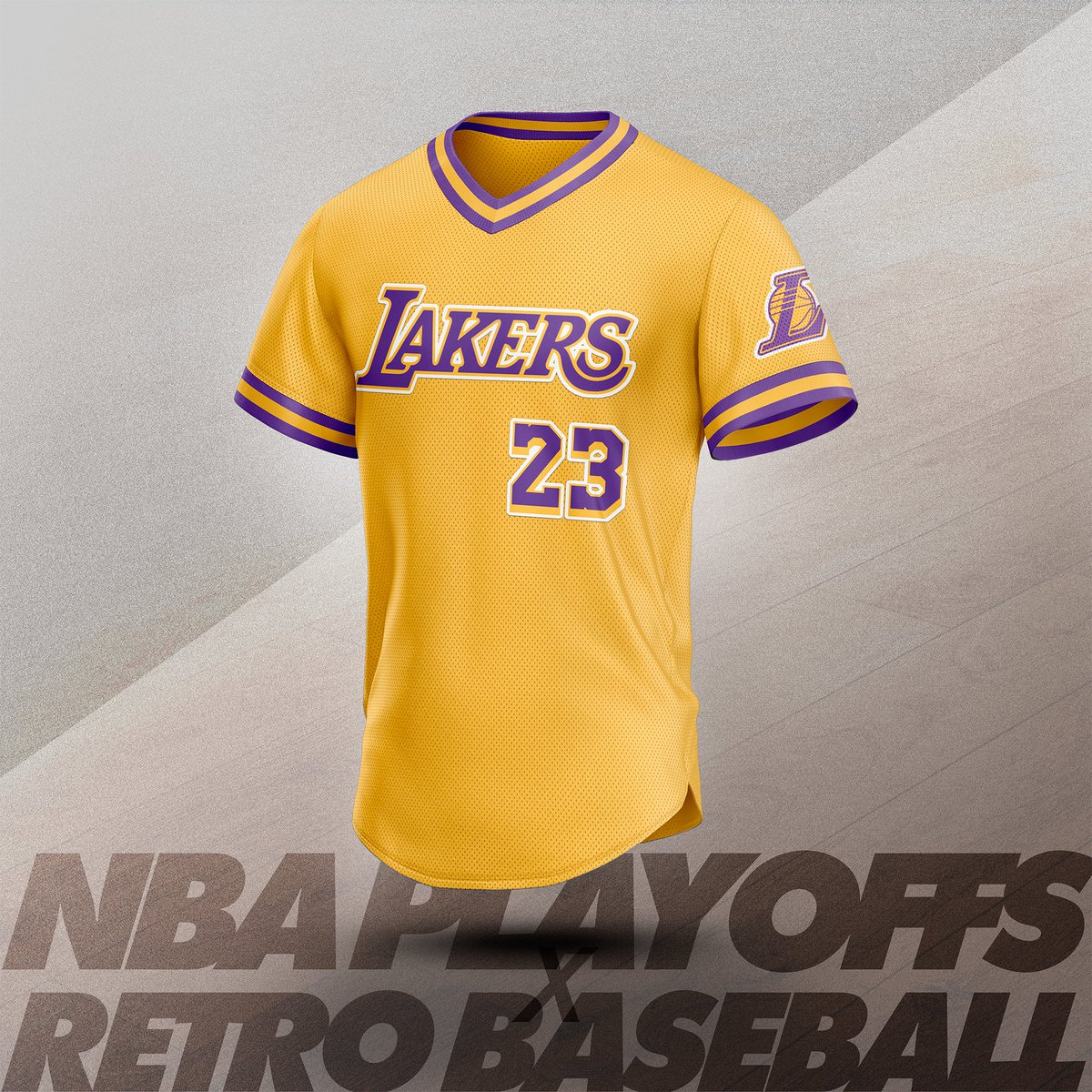kkern_design's tweet photo. Design concept series: NBA Western Conference Round 1 playoff matchups reimagined as retro baseball pullovers. https://t.co/Reve3gtBy2