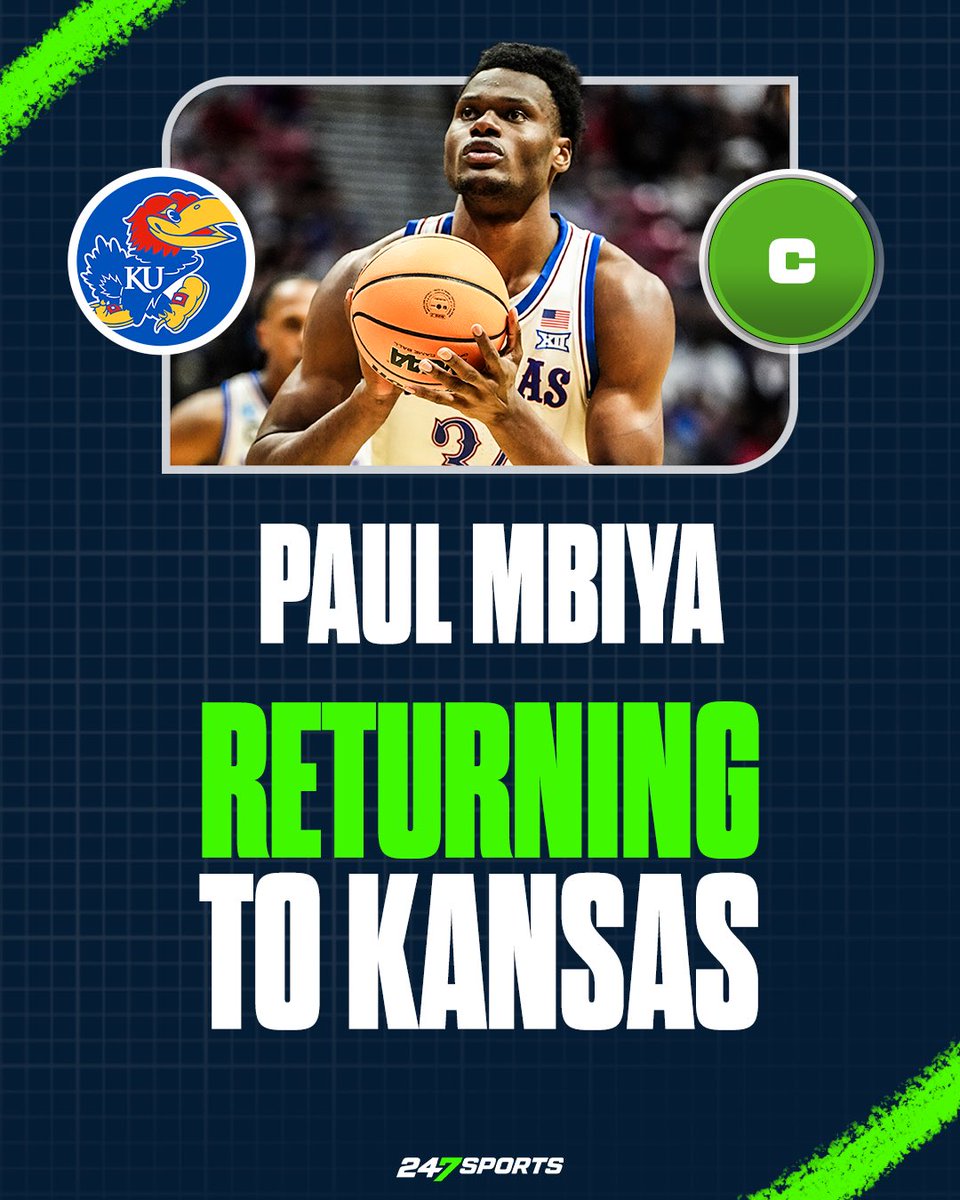 Breaking: Kansas big man Paul Mbiya will return to Kansas for his sophomore season, source tells @247sports

“I’m staying at the University of Kansas.
This decision comes from the heart. Through every challenge, every doubt, and every moment of adversity, I’ve grown stronger. I’m
