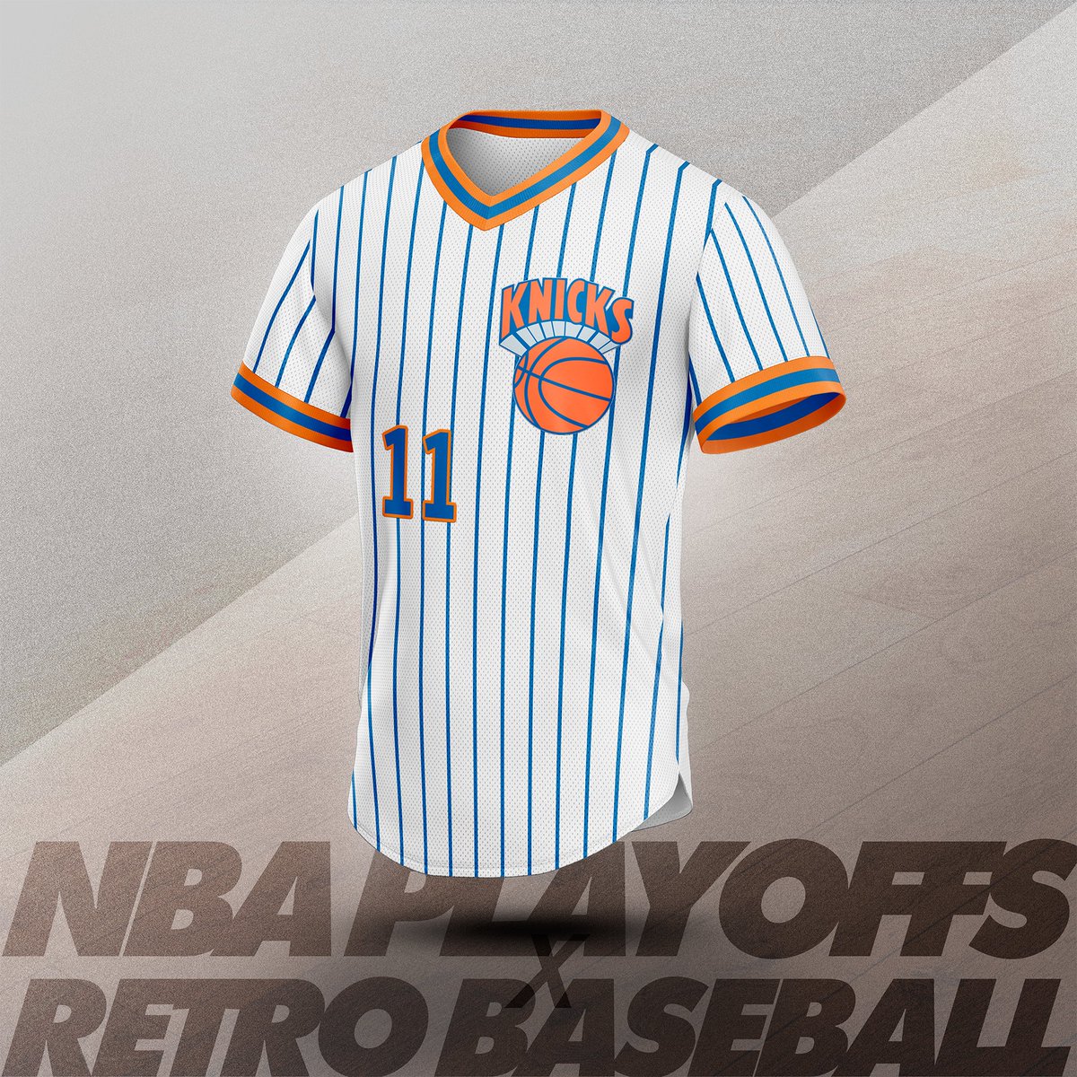 kkern_design's tweet photo. Design concept series: NBA Eastern Conference Round 1 playoff matchups reimagined as retro baseball pullovers. https://t.co/0mj5PfPxJr