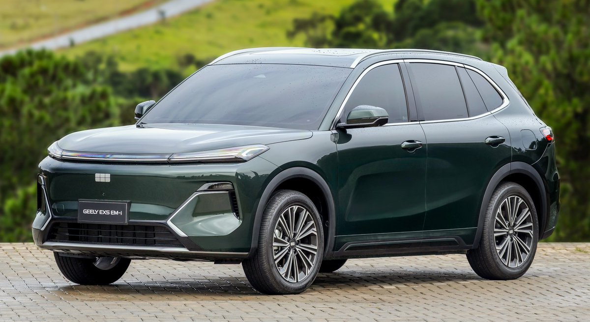 AutoREALIDADE's tweet photo. Confira detalhes do Geely EX5 EM-i, já disponível nas concessionárias em três versões:

https://t.co/iaLmAx0xTO https://t.co/VurpHLqLFs