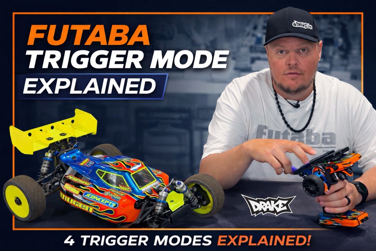 LiveRC's tweet photo. Adam Drake took some time this week to explain the 4 different trigger modes available in the Futaba radio lineup. https://t.co/oLSXE2bDp8 https://t.co/5cgpgjY3BJ