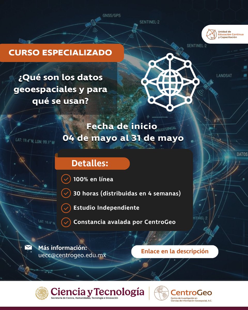 Educación Continua CentroGeo tweet media