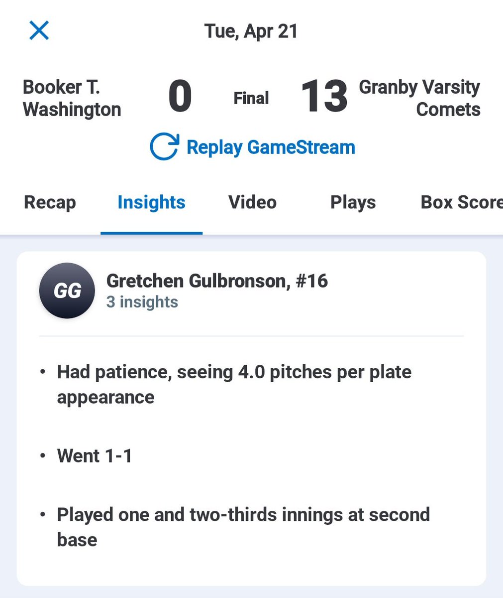 GretchenG2029's tweet image. Highlight's from tonight's Varsity game!  Rockin our white uni's and we took the W! Went 1-1 with an RBI and scored 2 runs. Spent some time at 2nd #softball #varsity #hits #RBI #classof2029 #uncommitted @5starzydzikVA
