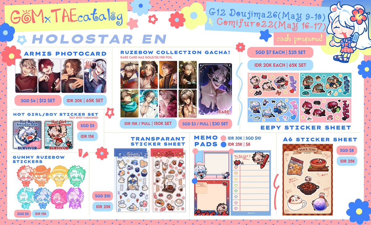 maocatx's tweet photo. Opening MY GO for @G0MMI (Comifuro22)

Please go to this form to order
https://t.co/vFmx38X1vS

Form will be close on 24 April 11:59PM, so grab yours merch now!

Please do read the TNC carefully🫶🏻 https://t.co/Z3BVFATWaA