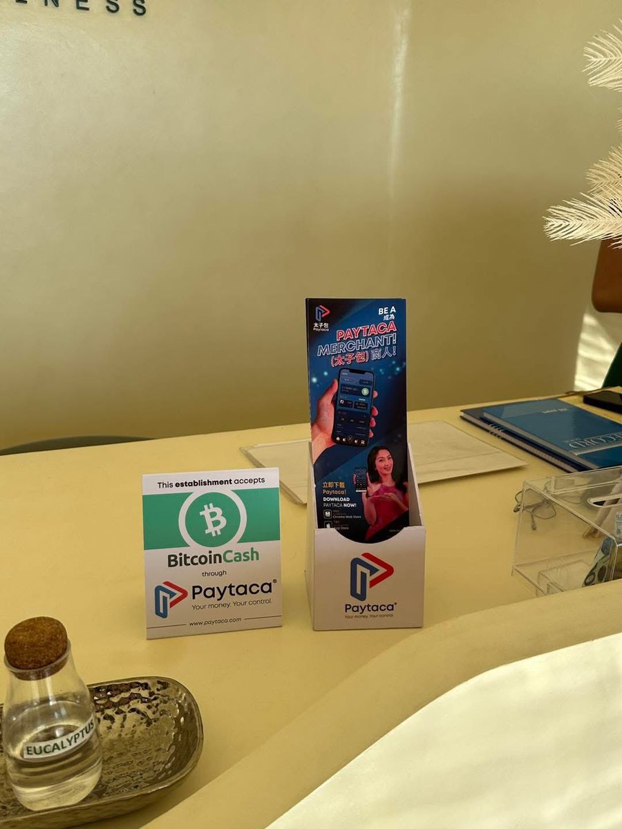_paytaca_'s tweet photo. Welcome relaxation to a whole new level ✨

We’re proud to welcome Amana Spa at Mandani Bay Tower 1, 2F, Mandaue, Cebu City as a Paytaca partner merchant 🌿💆‍♀️

Now you can indulge in well-deserved self-care while enjoying seamless, secure payments with Paytaca. Experience ultimate relaxation made even more convenient.

Step in, unwind, and recharge—your oasis of calm is now closer than ever.

#Paytaca #PaytacaPartner #AmanaSpa #MandaniBay #BitcoinCash #CebuCity