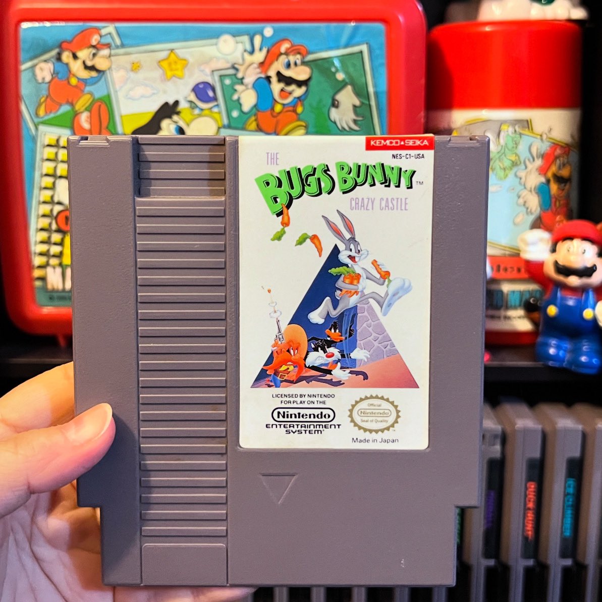 GamerAhmer's tweet image. One of my childhood favorites! #bugsbunny #bugsbunnycrazycastle #nes #nintendo #retrogaming