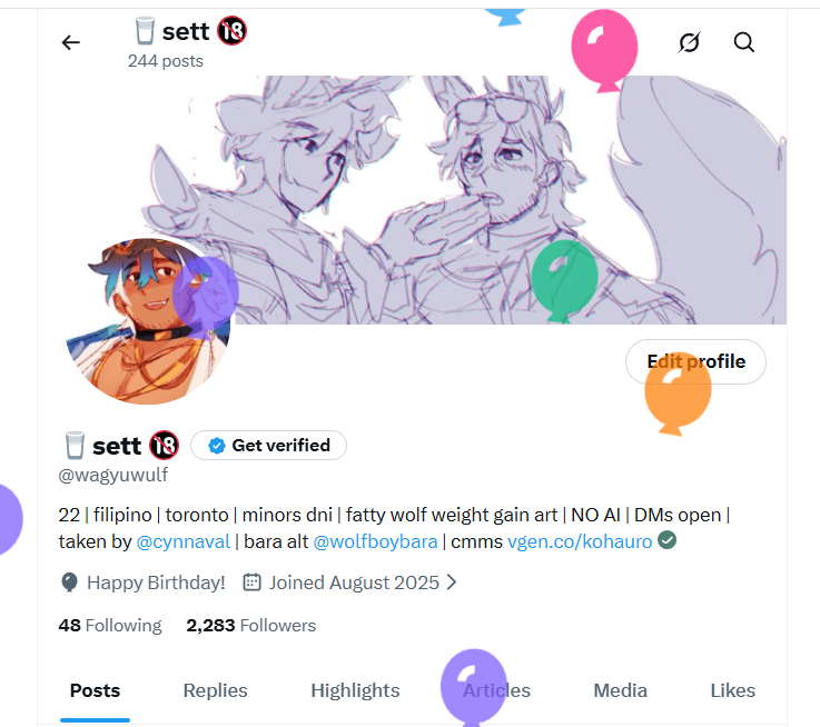 🥛sett 🔞 (@wagyuwulf) / Posts / X