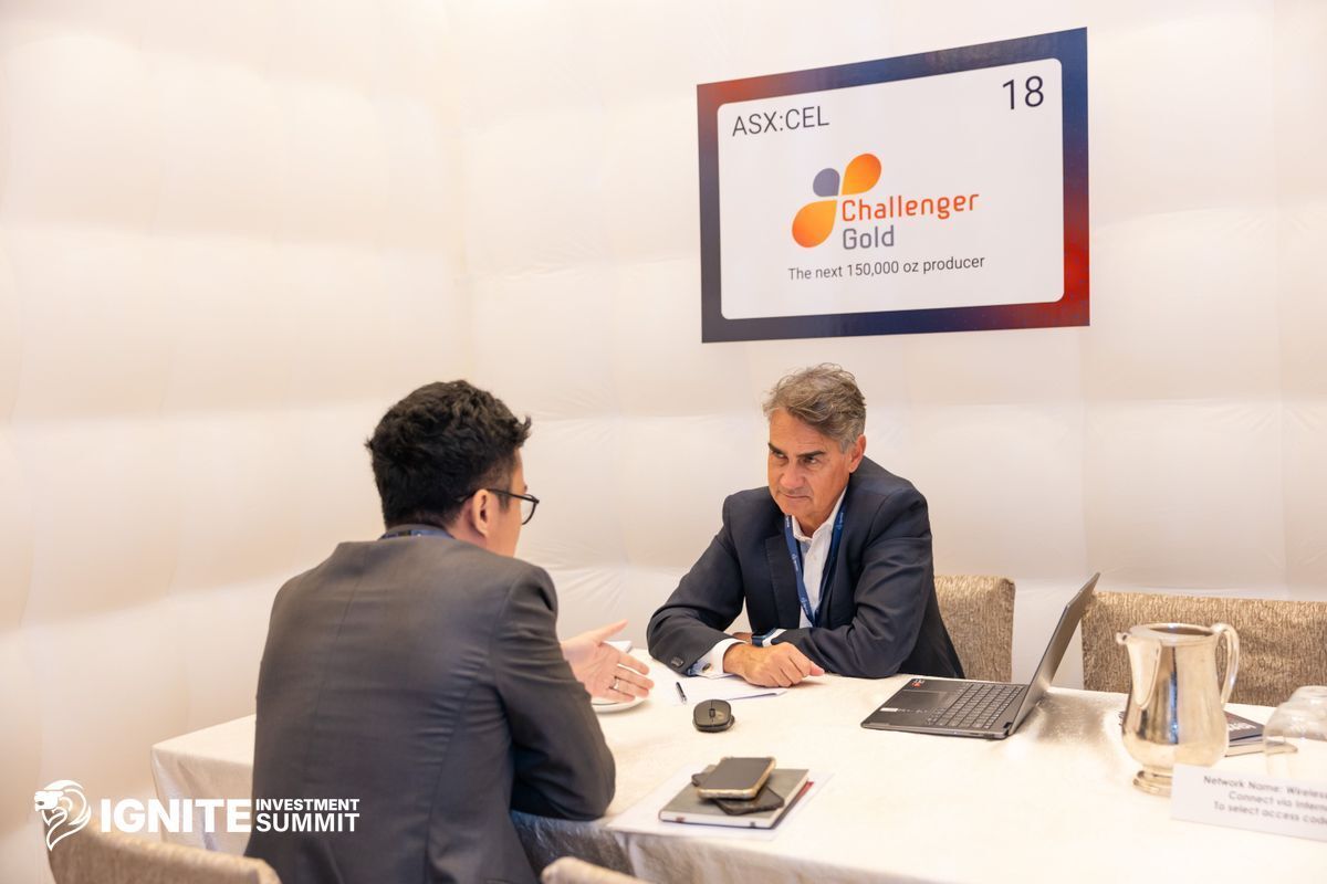 Kris Knauer, CEO of Challenger Gold, is at the Ignite Investments, LLC Summit in Singapore. 

Kris was pleased to have shared the Challenger Gold story with the broader investor audience.

If you’re attending, don’t forget to book a one-on-one meeting - buff.ly/cG4M8Sn