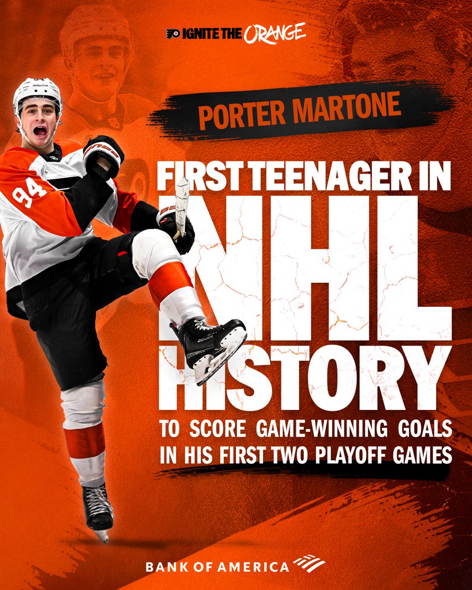 NHLFlyers's tweet photo. History in the making.

#IgniteTheOrange | @BankofAmerica https://t.co/lm810wxBWc
